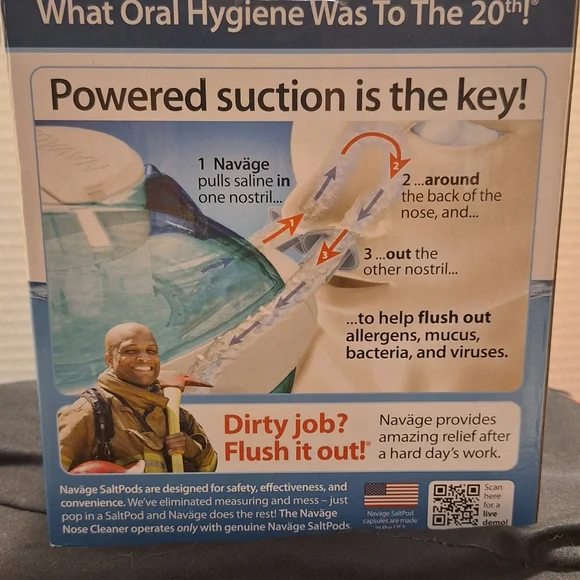 New Never Used-Nasal Care Saline Nasal Irrigation Kit - Teal Bonus 30 tablets. - Picture 4 of 7